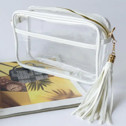 Personalized Game Day Clear Crossbody Bag