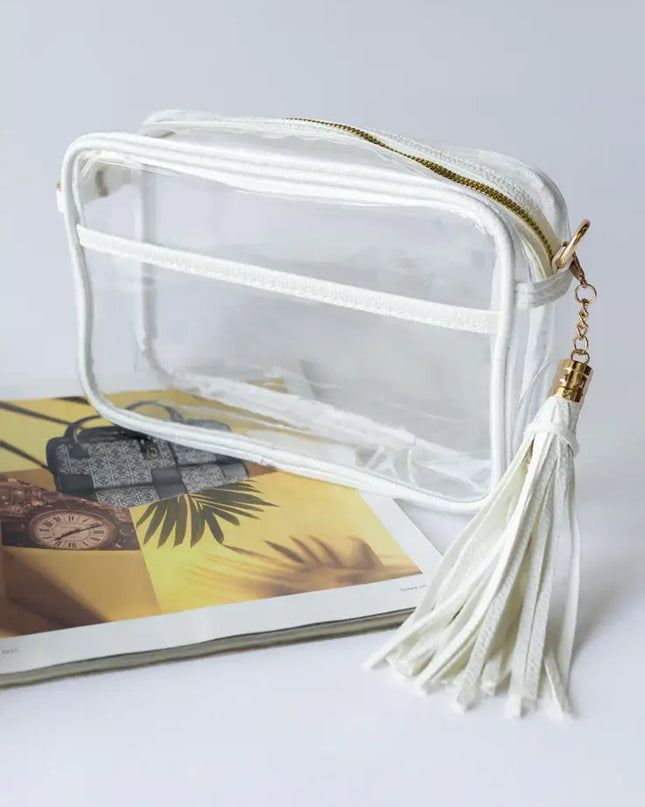 Personalized Game Day Clear Crossbody Bag