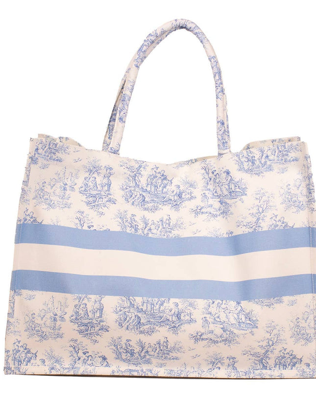 Personalized Eden Toile Classic Tote