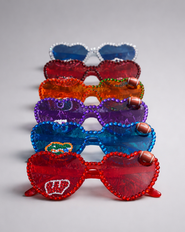 Heart Shaped College Sunglasses