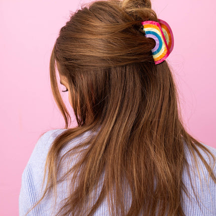 Claw Hair Clip - Rainbow