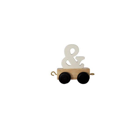 Wooden Ampersand (&) - Personalized Name Train Piece