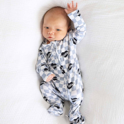 Mama's Boy Zipper Footie