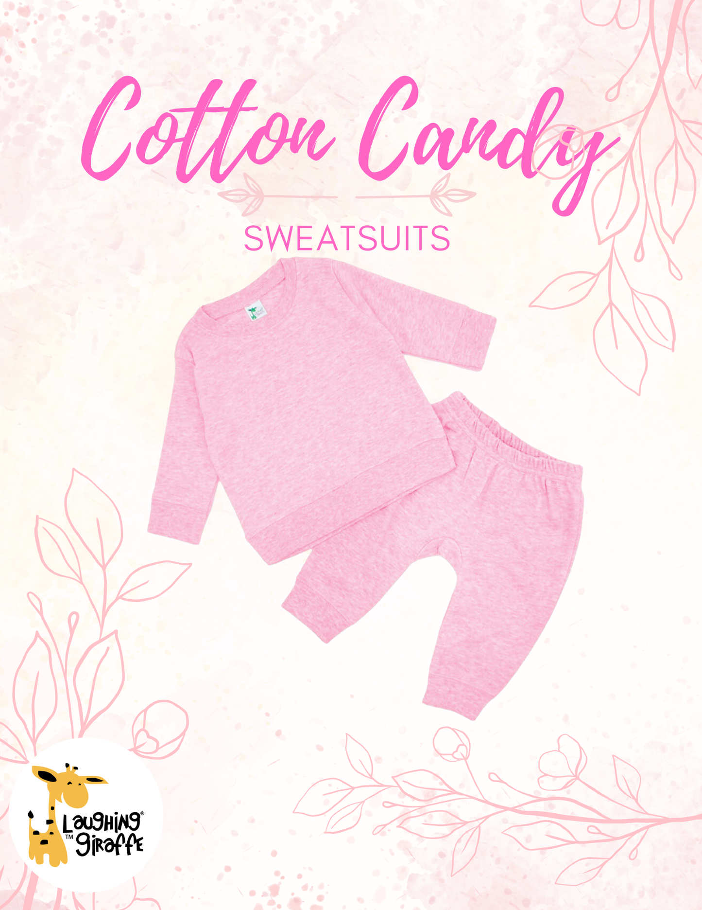 Infant Baby Sweatsuit Set - Pant & Pullover Tracksuit Unisex