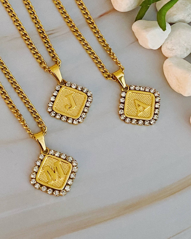 Aztec Delight Initial Necklace