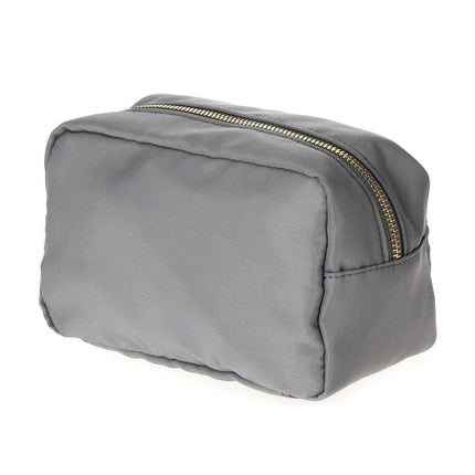 Personalized Emma Round Zippered Nylon Cosmetic Pouch Bag