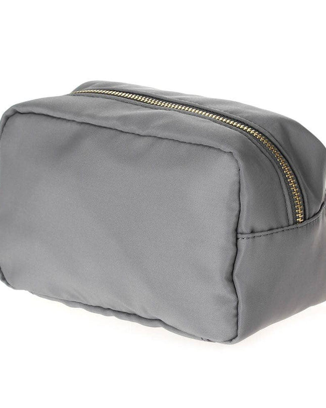 Personalized Emma Round Zippered Nylon Cosmetic Pouch Bag