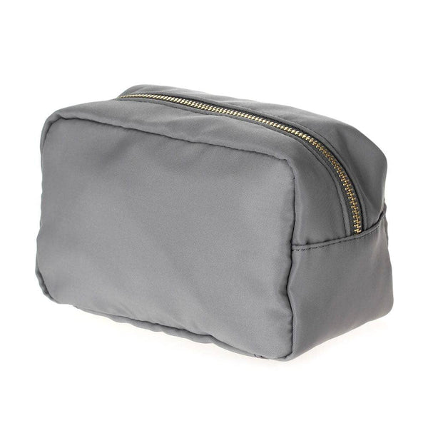 Personalized Emma Round Zippered Nylon Cosmetic Pouch Bag