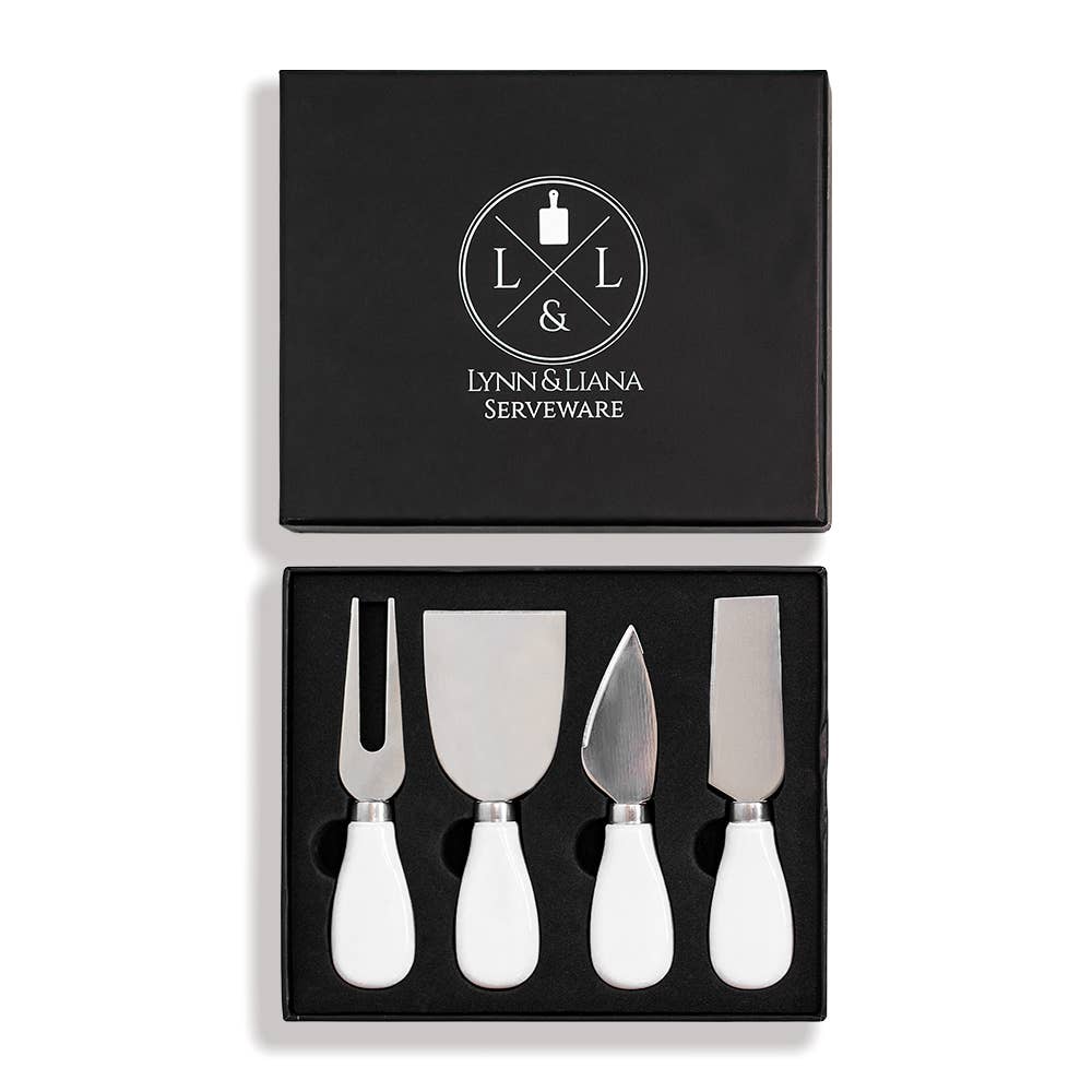 Cheese Knife and Spreader Set with Gift Box