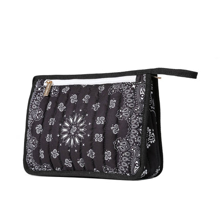 Bandana Print Pouch -Beau Black