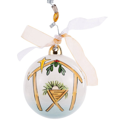 Peace on Earth Nativity Holiday Ornament