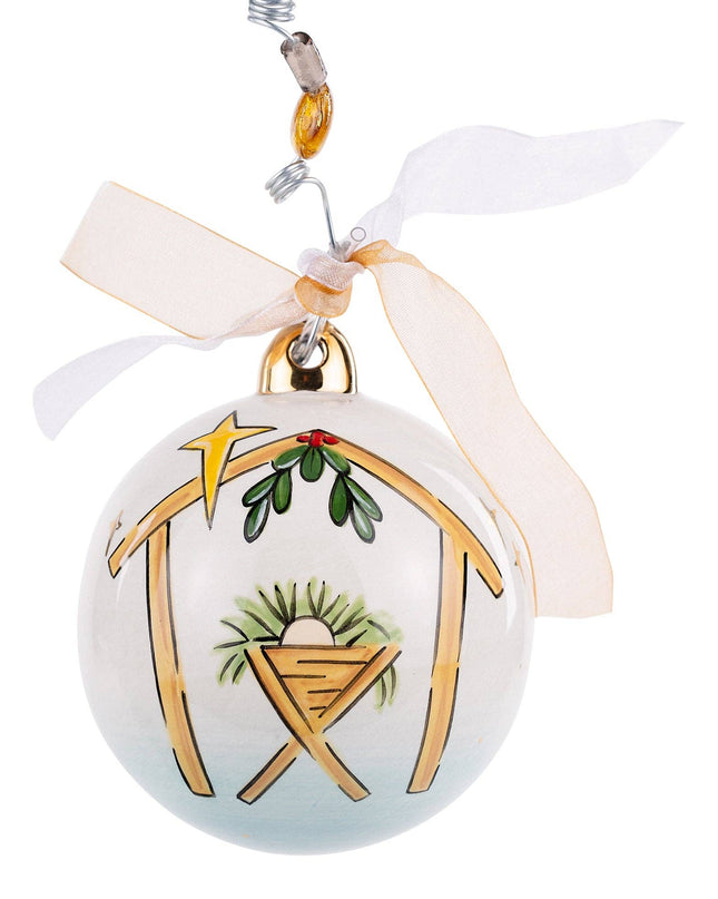 Peace on Earth Nativity Holiday Ornament