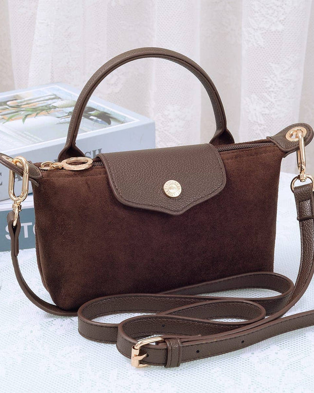Penny Suede Mini Crossbody Bag