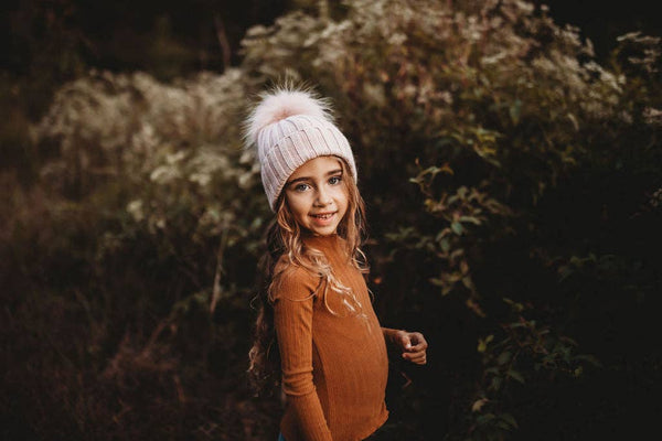 Blush Angora  Beanie