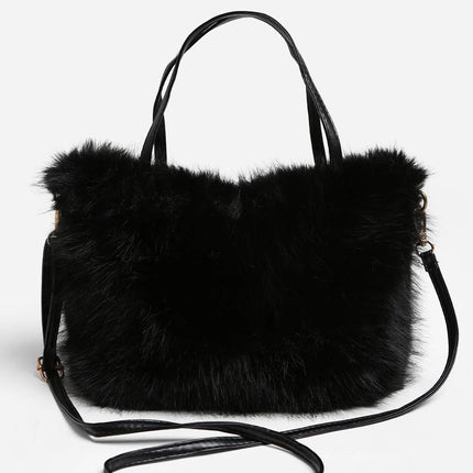 Faux Fur Mini Handbag