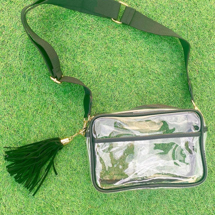Personalized Game Day Clear Crossbody Bag