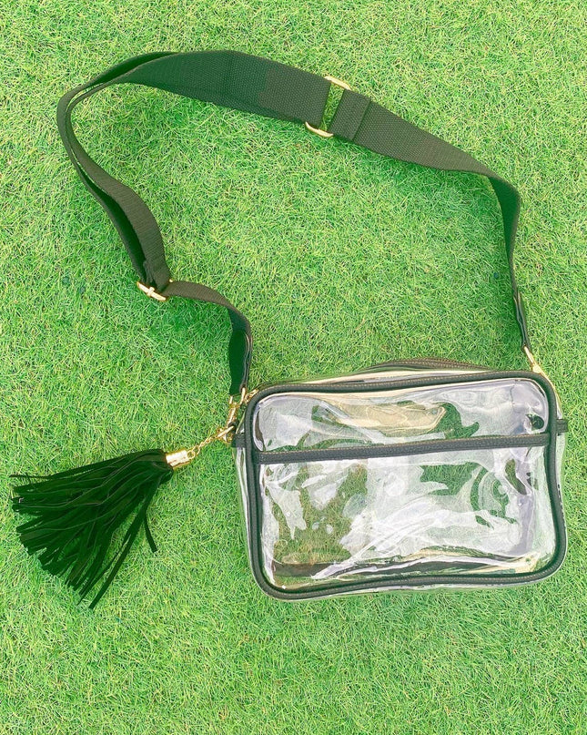 Personalized Game Day Clear Crossbody Bag