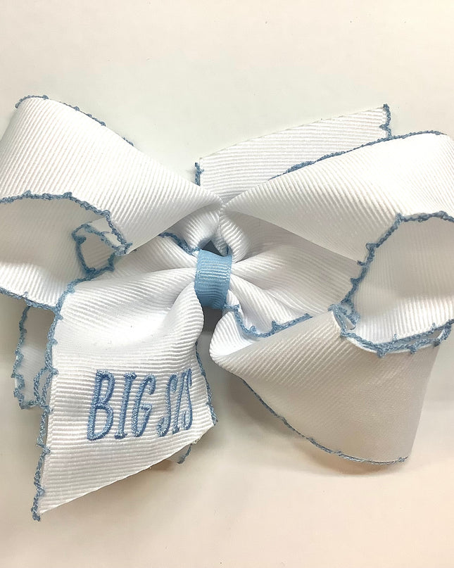 Big Sis Moonstitch Bow-Blue