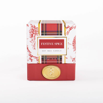 Festive Spice Soy Wax Candle, 5.6oz
