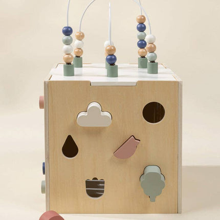 Wooden Activity Cube