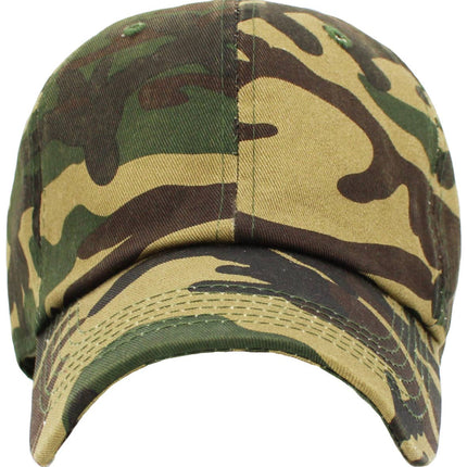Blank Low Profile Cotton Baseball Cap