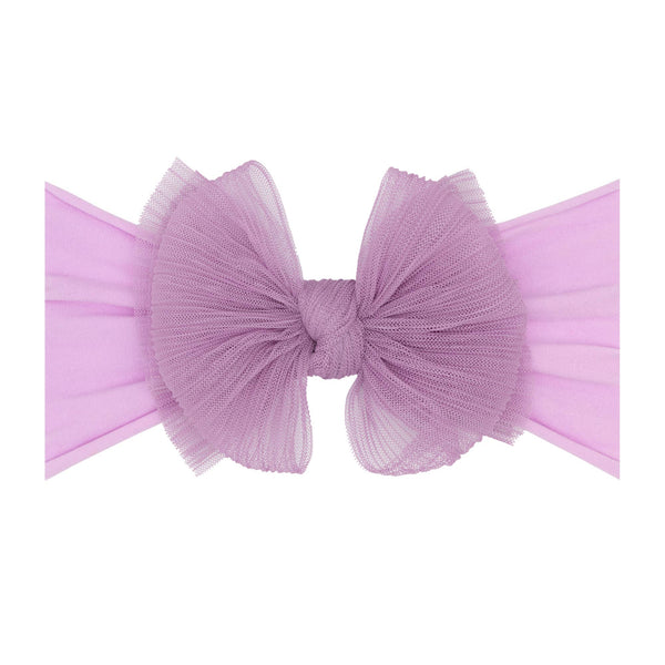 Baby Bling® Tulle FAB® Soft Nylon Headband With Tulle Bow