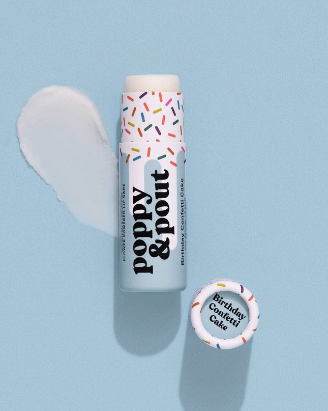 Lip Balm - Birthday Confetti Cake - Blue
