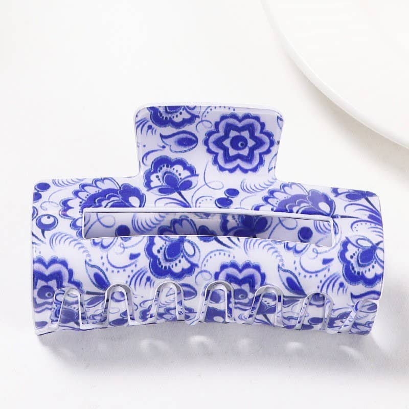 Vintage Style Rectangle Hair Claw Clips