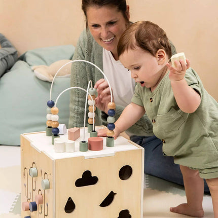 Wooden Activity Cube