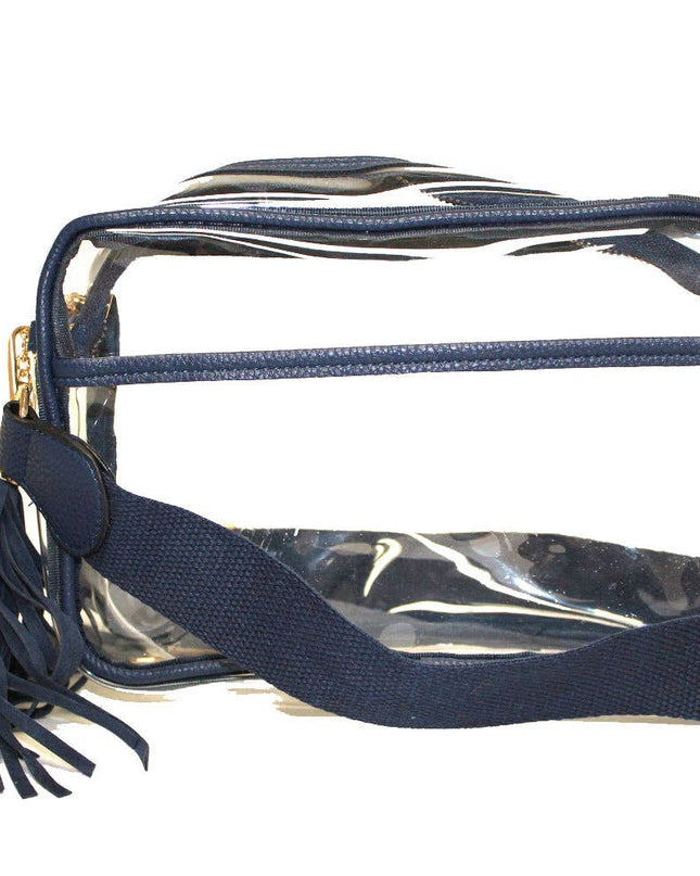Personalized Game Day Clear Crossbody Bag