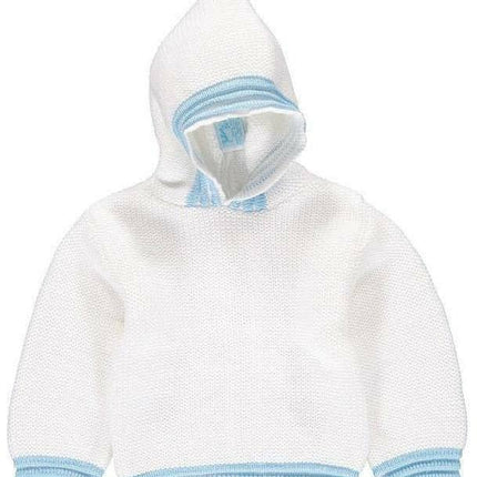 Baby Boy Hooded  Zip Back Sweater