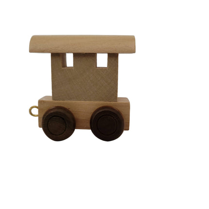 Wooden Carriage - Personalized Name Train Piece