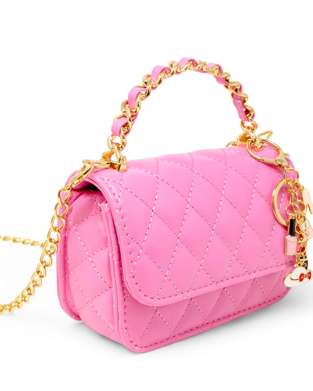 Girl's Classic Link Chain Top Handle Handbag