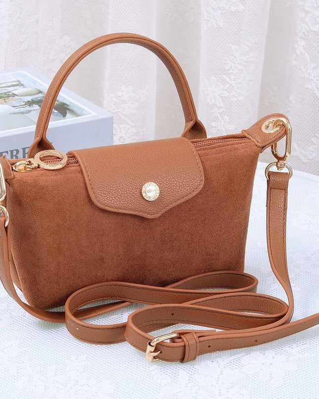 Penny Suede Mini Crossbody Bag