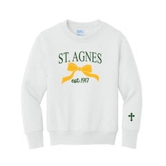 St. Agnes Bow Crewneck Sweatshirt