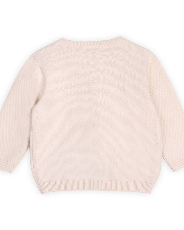 Little & Loved Dino Applique Baby Cardigan
