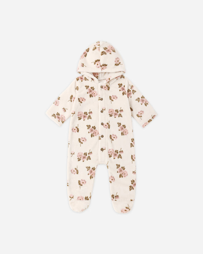Rylee & Cru Fleece Jumpsuit Rose Garden