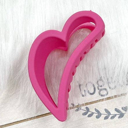 Heart Hair Claw Clips