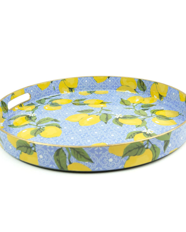 Lemon Round Tray