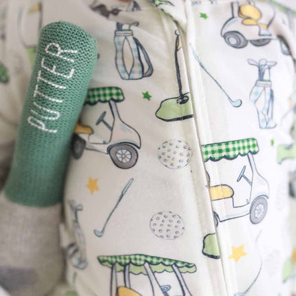 Country Club Cuties Zipper Footie | Blue