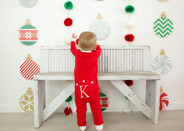 Kids Faux Flap Christmas Jammies