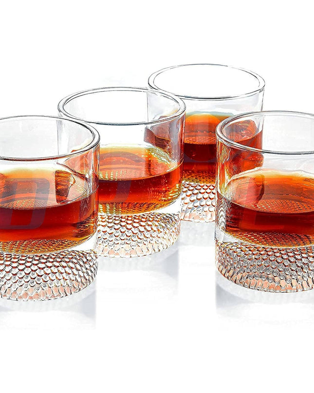 Golf Ball Whiskey Glasses - Set of 4