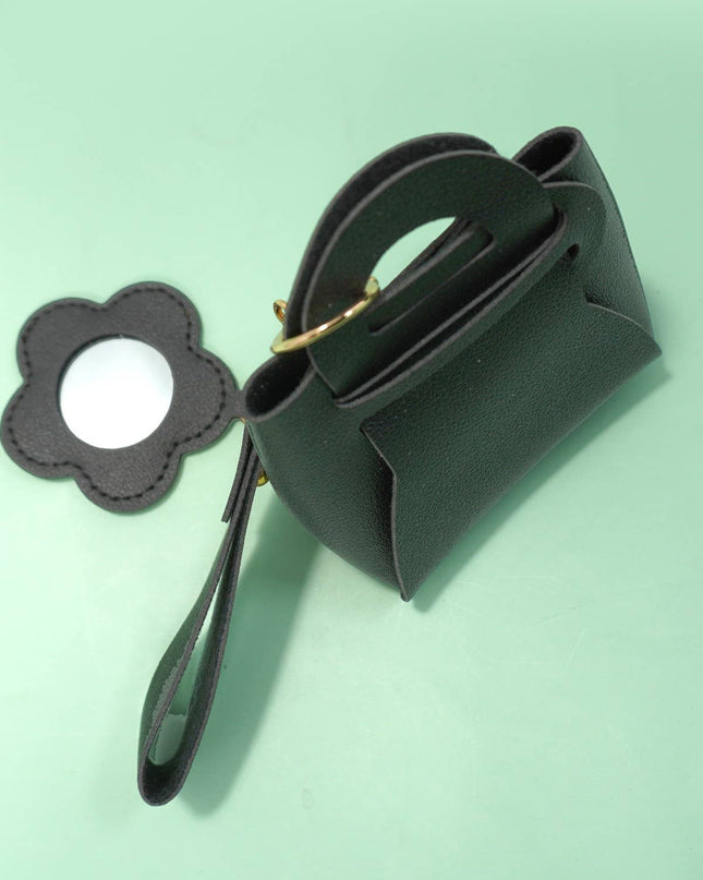 TRENDING VEGAN LEATHER PURSE BAG CHARM KEYCHAIN | 40KC124