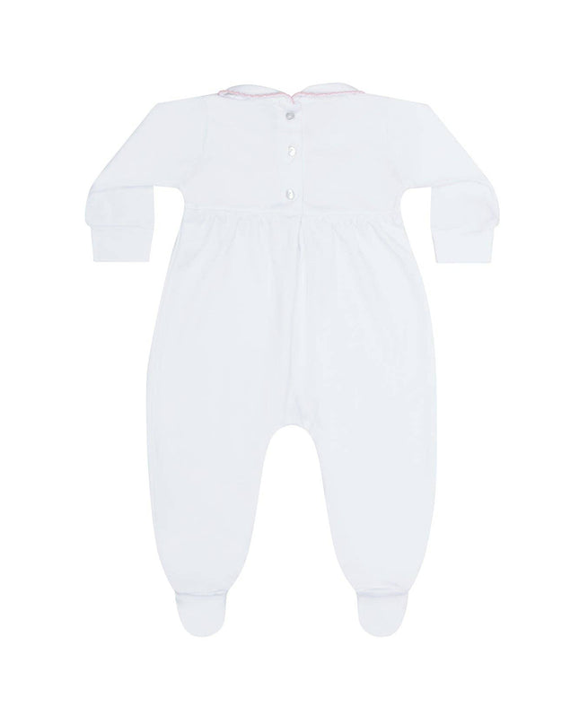 Heart Smocked Footie