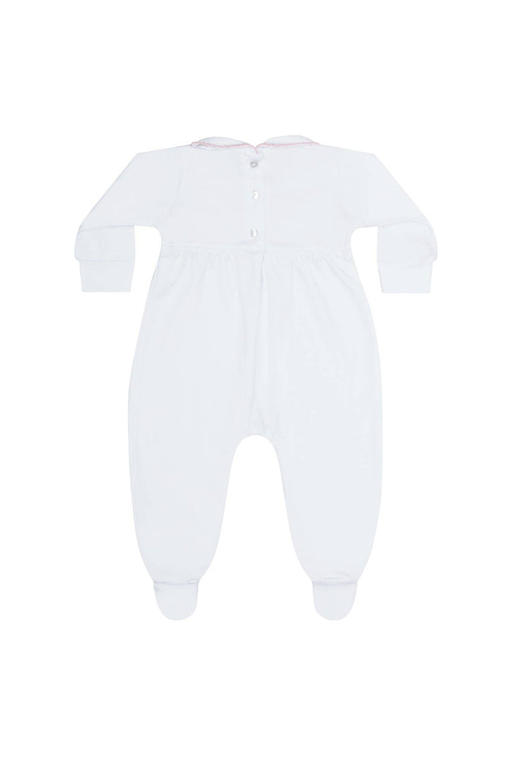 Heart Smocked Footie