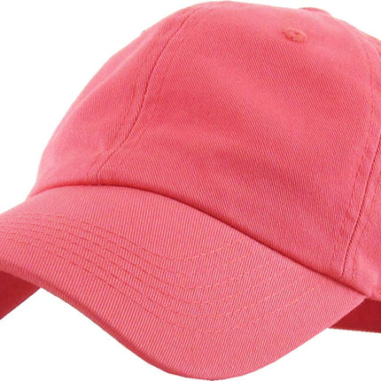 Blank Low Profile Cotton Baseball Cap