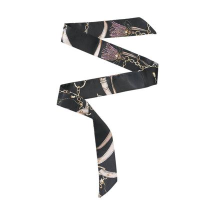Silk Fashion Bag Scarves for Handbags
