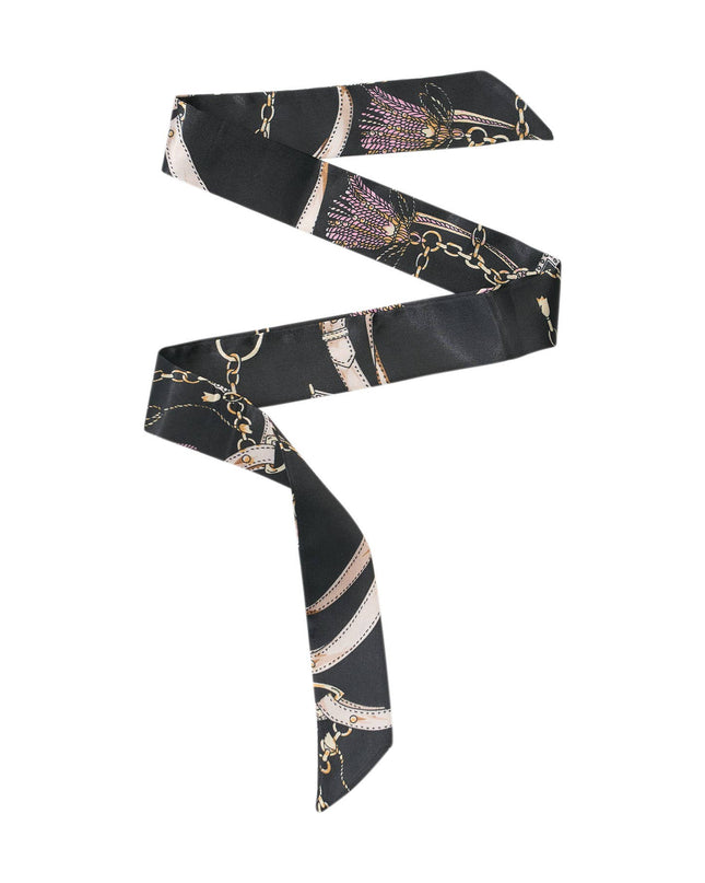 Silk Fashion Bag Scarves for Handbags