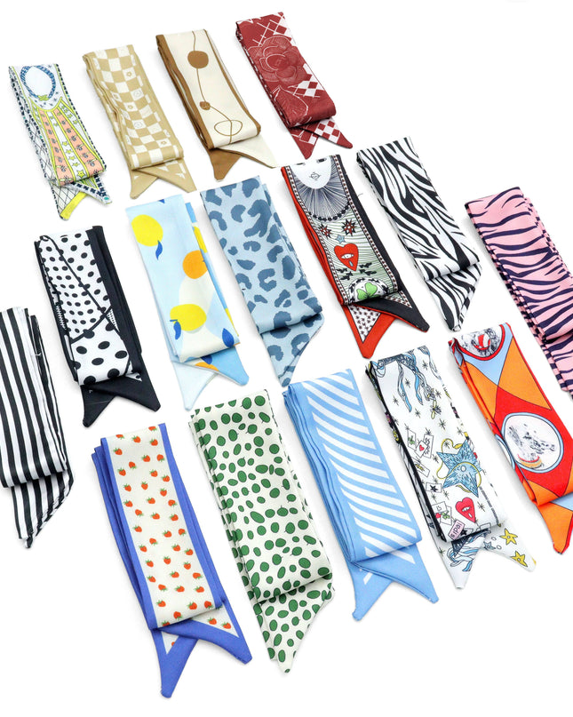 Narrow Silk Scarf