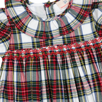 Highland Holiday Plaid Smocked Dress